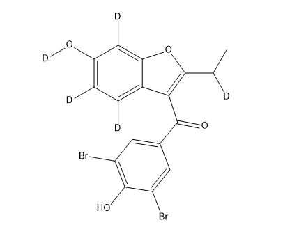 6-Hydroxy Benzbromarone D5