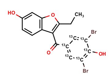 6-Hydroxybenzbromarone-13C6
