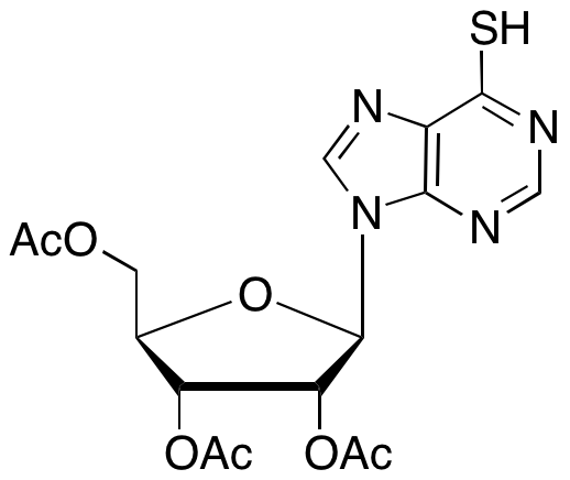 6-Mercaptopurine-9-β-D-ribofuranoside 2',3',5'-Triacetate