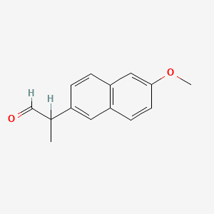 6-Methoxy-alpha-methylnaphthalen-1-acetaldehyde
