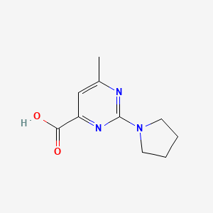 6-Methyl-2-pyrrolidin-1-yl-pyrimidine-4-carboxylic acid