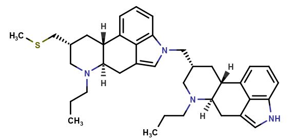 6-N-Propyl-8beta-(6’-N’-propyl-8’βmethylthiomethyl Ergolin)-methylErgoline