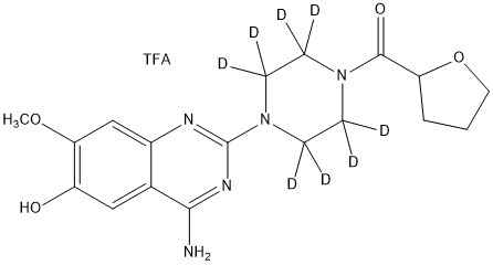 6-O-Desmethylprazosin-d8 TFA
