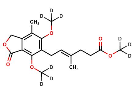 6-O-Methyl Mycophenolic Acid Methyl Ester-d9