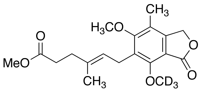 6-O-Methyl-d3 Mycophenolic Acid Methyl Ester (d3 Major)