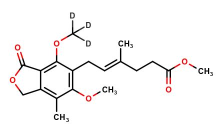 6-O-Methyl-d3 Mycophenolic Acid Methyl Ester
