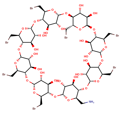 6-Per-deoxy-6-hepta-bromo-6-mono-amino-γ-cyclodextrin