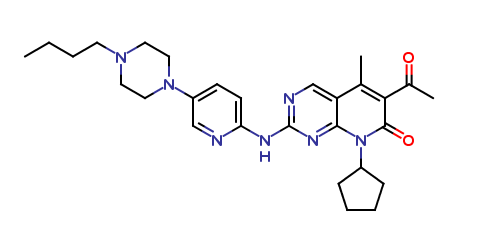 6-acetyl-2-((5-(4-butylpiperazin-1-yl)pyridin-2-yl)amino)-8-cyclopentyl-5-methylpyrido[2,3-d]pyrimidin-7(8H)-one