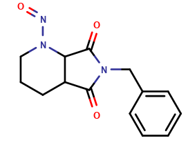6-benzyl-1-nitrosotetrahydro-1H-pyrrolo[3,4-b]pyridine-5,7(6H,7aH)-dione