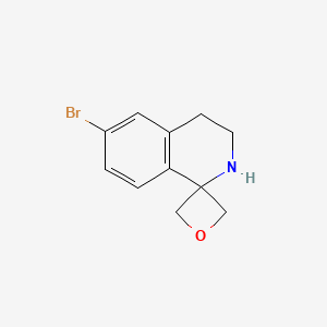 6-bromo-3,4-dihydro-2H-spiro[isoquinoline-1,3'-oxetane]