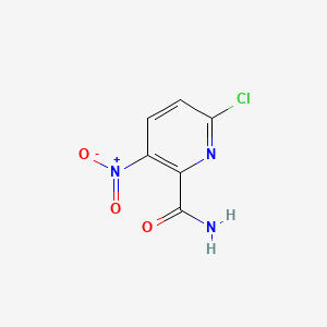 6-chloro-3-nitropyridine-2-carboxamide
