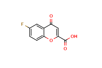 6-fluro-4-oxo-1benzopyran-2-carboxylic acid