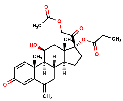 6-methylene prednisolone aceponate