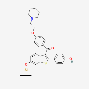 6-tert-Butyldimethylsilyl-4'-hydroxy Raloxifene