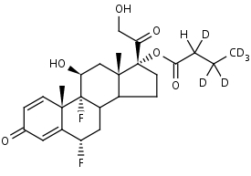 6a,9a-Difluoroprednisolone-17-butyrate-d6