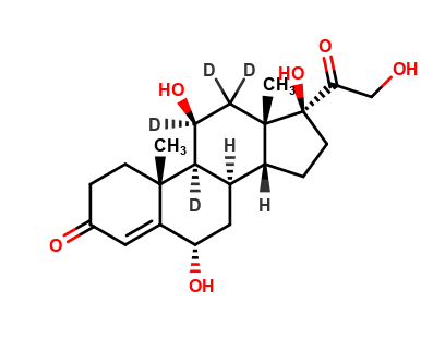 6a-Hydroxy Cortisol-d4