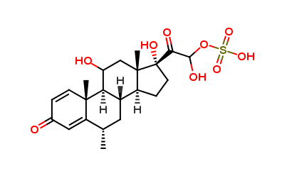 6a-Methyl Prednisolone 21-Sulfate Ester