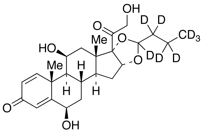6b-Hydroxy Budesonide-d8 (~90%)