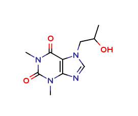 7-(-ß-Hydroxypropyl)theophylline