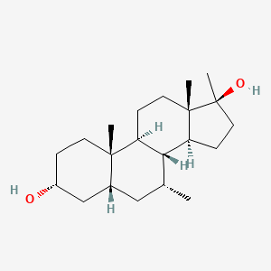 7a,17a-Dimethyl-5�-androstane-3a,17�-diol
