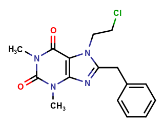 7-(2-Chloro ethyl)-8-Benzyl Theophylline