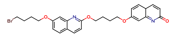 7-[4-[7-(4-bromobutoxy) quinolin-2-yl]oxybutoxy]-4aH-quinolin-2-one