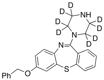 7-Benzyloxy-N-des[[2-(2-hydroxy)ethoxy]ethyl] Quetiapine-d8