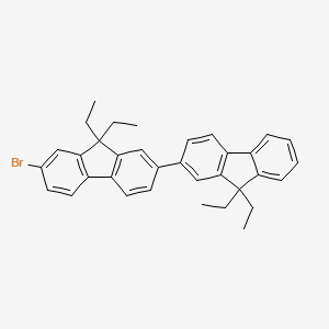7-Bromo-9,9,9',9'-tetraethyl-2,2'-bifluorene