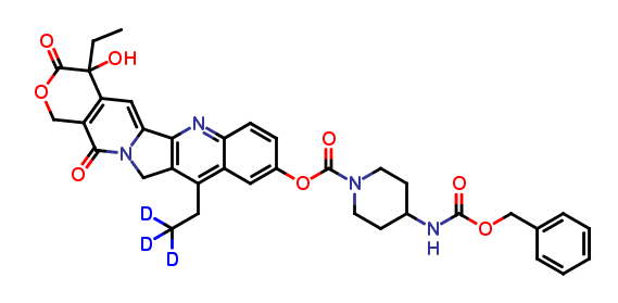 7-Ethyl-10-(4-[[benzylcarbamoyl]amino]-1-piperidino)carbonyloxycamptothecin-d3