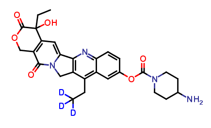 7-Ethyl-10-(4-amino-1-piperidino)carbonyloxycamptothecin-d3