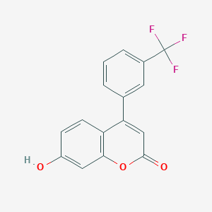 7-Hydroxy-4-(3-trifluoromethylphenyl)coumarin