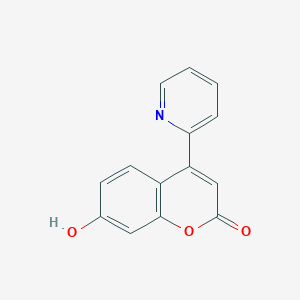 7-Hydroxy-4-(pyridin-2-yl)coumarin