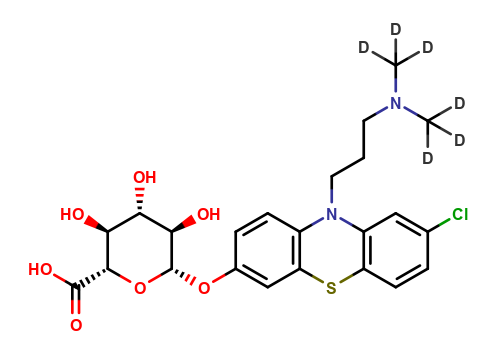 7-Hydroxychlorpromazine-d6 O-β-D-Glucuronide