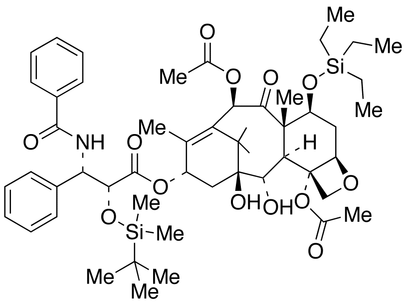 7-O-(Triethylsilyl)-2’-O-tert-butyl(dimethyl)silyl-2-debenzoyl Paclitaxel