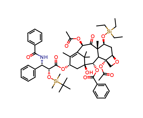 7-O-(Triethylsilyl)-2'-O-tert-butyl(dimethyl)silyl Paclitaxel