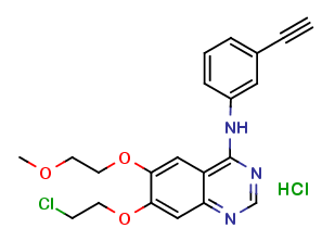 7-O-Desmethoxy-7-O-chloroethyl Erlotinib Hydrochloride