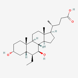 7-epi-6β-Ethyl Ursodeoxycholic Acid