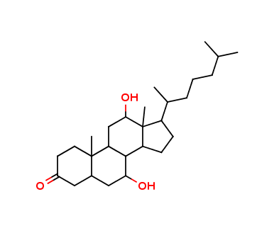 7a,12a-Dihydroxy-5-ß-cholestan-3-one