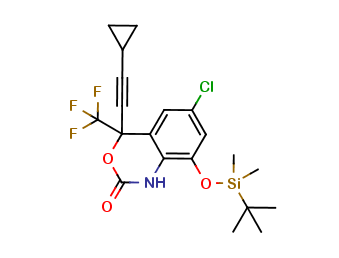 8-(tert-Butyldimethylsilyloxy) 8-Hydroxy Efavirenz