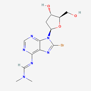 8-Bromo-N6-(dimethylaminomethylidene)-2’-deoxyadenosine