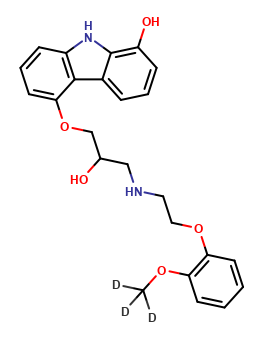 8-Hydroxy Carvedilol-d3
