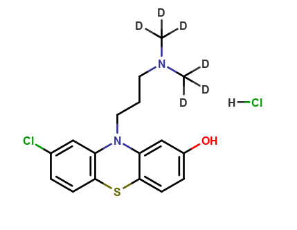 8-Hydroxychlorpromazine-d6 Hydrochloride