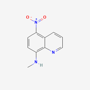 8-Methylamino-5--nitroquinolilne