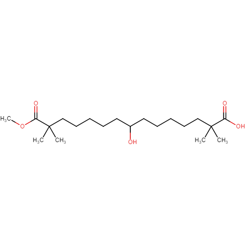 8-hydroxy-15-methoxy-2,2,14,14-tetramethyl-15-oxopentadecanoic acid