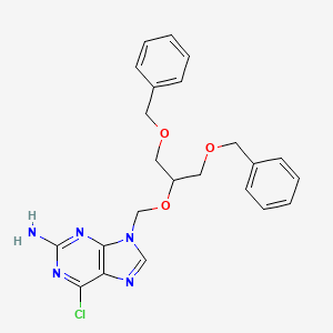 9-[[2-Benzyloxy-1-(benzyloxymethyl)-ethoxy]-methyl]-6-chloroguanine