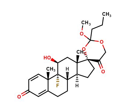 9 α-Fluoro prednisolone 17,21-Trimethylortobutyrate