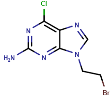 9-(2-Bromoethyl)-6-chloro-9H-purin-2-amine