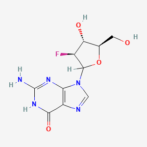 9-(2-Deoxy-2-fluoro-beta-D-arabinofuranosyl)guanine