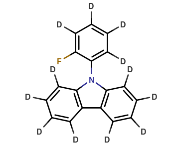 9-(2-fluorophenyl)-9H-carbazole-d12