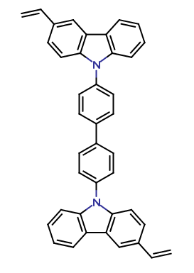 9,9'-[[1,1'-Biphenyl]-4,4'-diyl]bis[3-ethenyl-9H-carbazole]